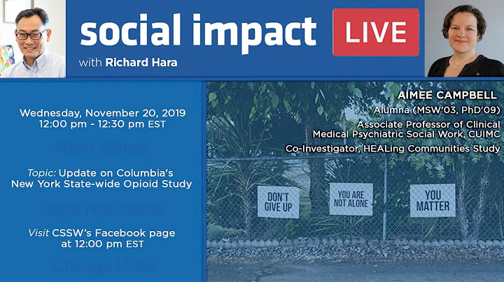 Social Impact LIVE: Update on Columbia's NYS-Wide ...