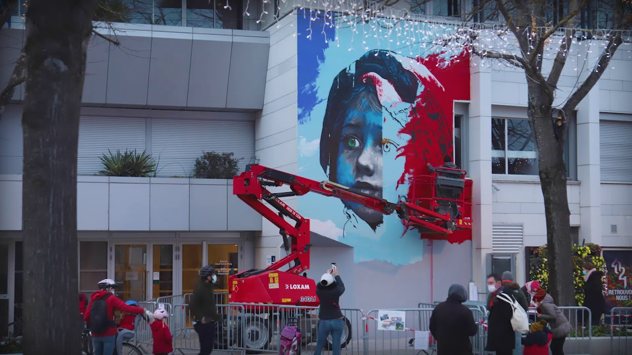 Comment réaliser une fresque murale… en accéléré