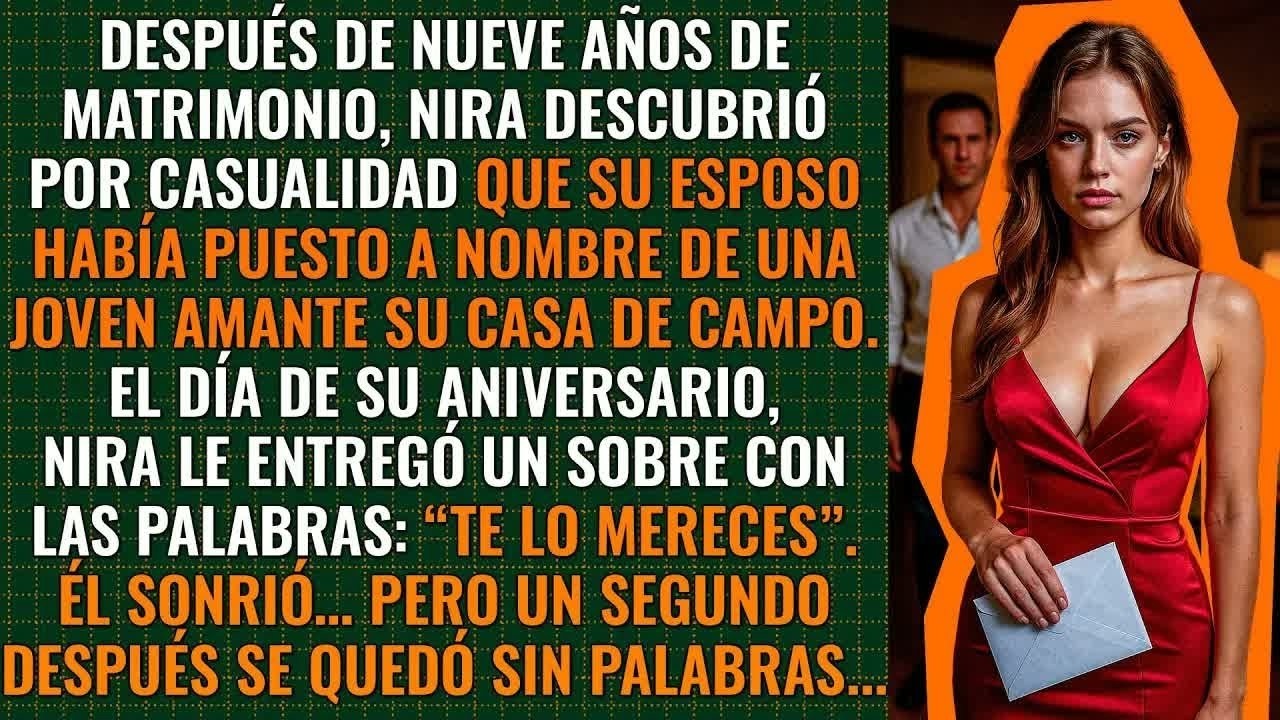 Tras 9 años de matrimonio, Nira descubrió que su esposo puso la casa de campo a nombre de su amante…