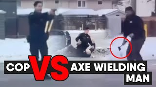 Cop vs Axe (Gracie Breakdown)