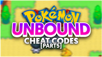 Pokemon Unbound CHEATS CODES | 100% CATCH RATE | STEAL TRAINER