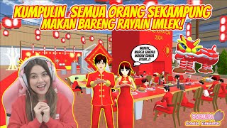 GET EVERYONE TO EAT TOGETHER TO CELEBRATE CHINESE NEW YEAR!! WOW..EVERYTHING IS RED!! SAKURA SCHO...