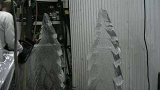Ice Sculpture Christmas Trees 2007