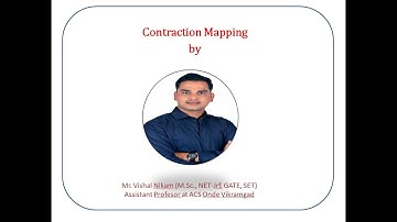 Contraction Mapping and Examples || Metric Space || ACS Onde || University of Mumbai ||