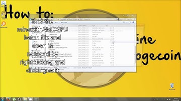 Basic dogecoin mining guide (windows & AMD)