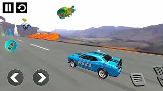 Police Mega Ramp Car Game Racing Car Stunts 3D - Game Play #11 screenshot 4