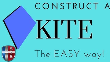 How to construct a kite using a compass and a straightedge