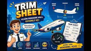 Trim Sheet Nedir? Uçağın Dengesi Nasıl Hesaplanır? ✈️