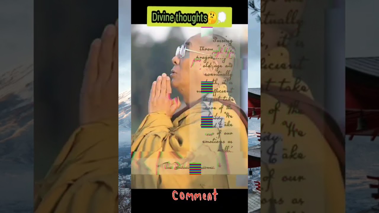 Divine thought By Buddha 🌱Motivation