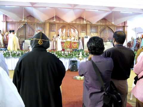 This video was taken on May 12th 2010 at Mar Elia Cathedral in Kottayam, Kerala India during the consecration of seven Rambans as Episcopos. This video shows...