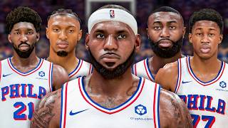 LeBron James' Philadelphia 76ers Simulation