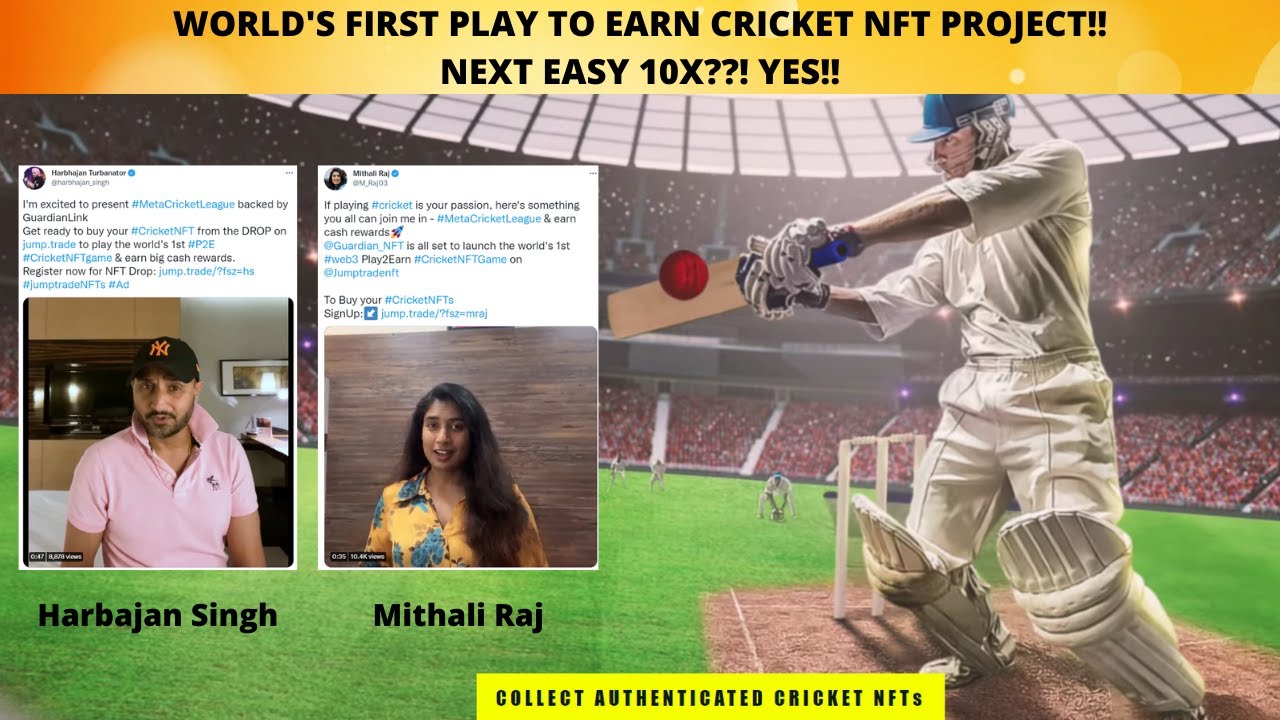 [Next 10X] Play to Earn Cricket NFT Drop - Jump Trade - Crypto Tamil
