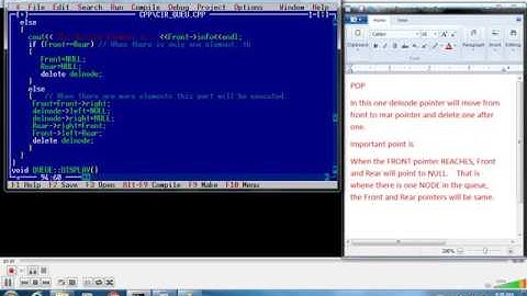 Circular Queue in C++ using pointer.