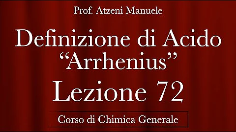 Come può essere definito un acido?