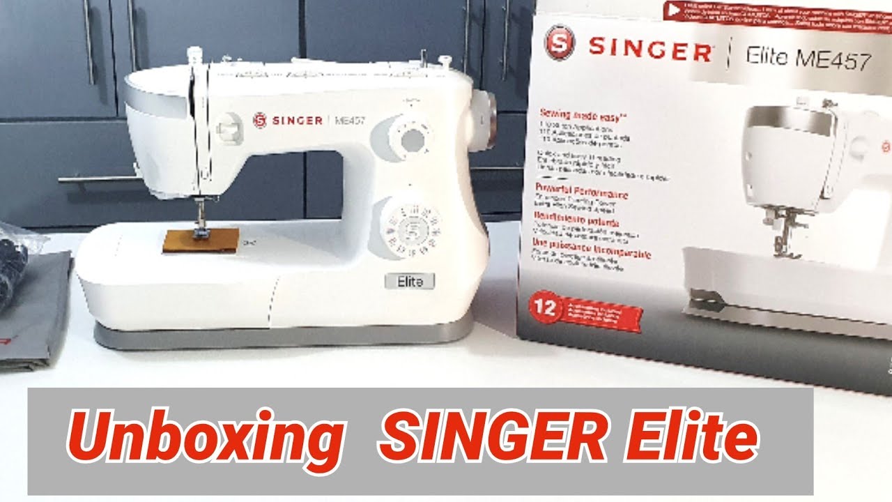 Esta máquina es de otro nivel! 😲 | UNBOXING SINGER ELITE ME457