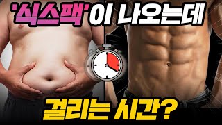 일반인들이 '식스팩' 만들려면 얼마나 걸릴까? (빠르게 복근 만드는 운동루틴)