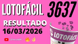 🍀 LOTOFÁCIL RESULT 3637