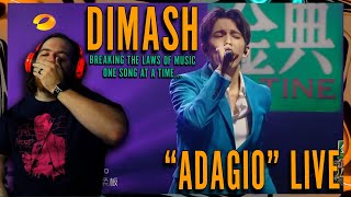 Dimash Reaction - Adagio Live - Breaking All Laws of Music!