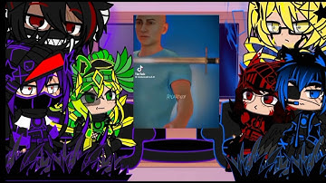 Titans react tiktoks |gacha club| {Português/English} (Parte 2)