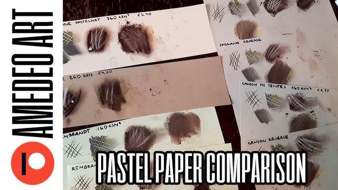 Pastel Paper Review, Pastelmat, Pastel Card, Daler Rowney, Velour 