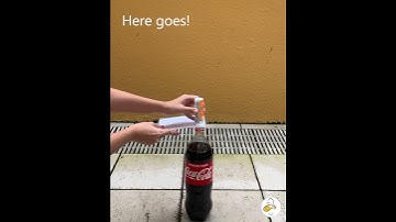 Mentos Coke Experiment. Fun and cool experiment for kids!