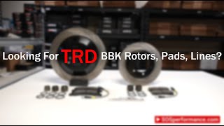 Replacement Rotors and Parts For TRD Big Brake Kit