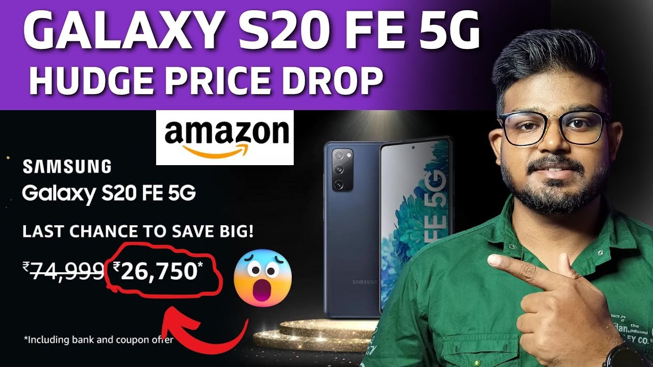 Awesome! Samsung Galaxy S20 FE 5G price drops 60% from Rs. 74999 to just  Rs. 29990