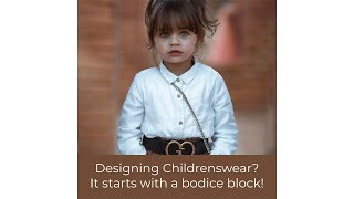 Draping a Child's Bodice Sloper