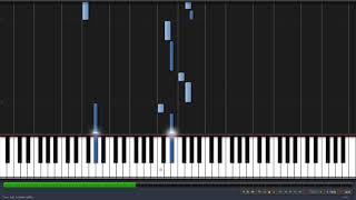 Abba Avraham Fried & Ari Hill Piano Synthesia EASY SLOW + SCORE