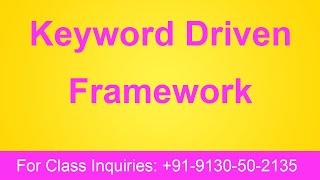 Keyword Driven Framework Day 45