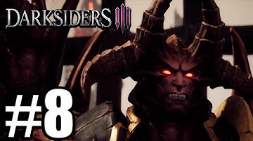 Darksiders 3 Gameplay Walkthrough Part 8 ( Abraxis , The Grock Boss )