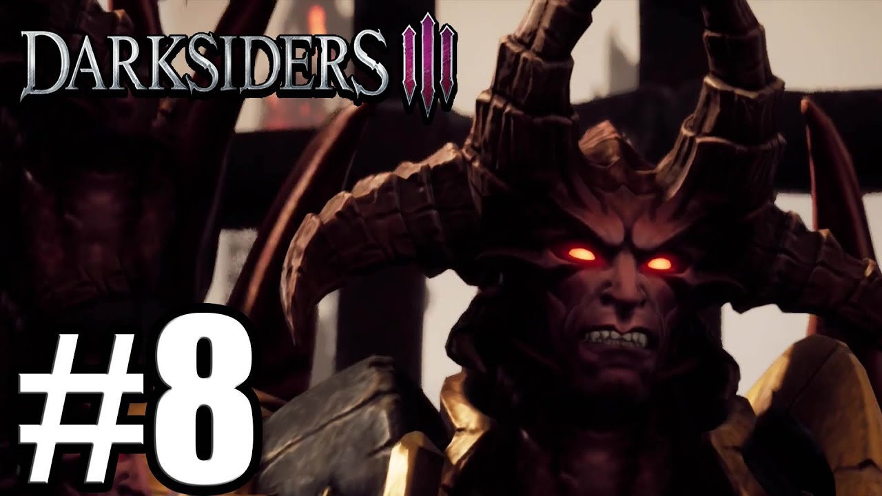 Darksiders 3 Gameplay Walkthrough Part 8 Abraxis The Grock Boss Youtube