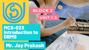 MCS-023 Block 2 (Unit 1-2), 27th June 2021 Sunday 1:00 PM - 3:00 PM, Mr. Jay Prakash
