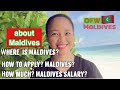 Top 6 QUESTIONS ABOUT MALDIVES!/ WHERE IS MALDIVES? HOW MUCH SALARY IN MALDIVES?