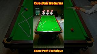 Master Cue Ball Returns Same Path Technique