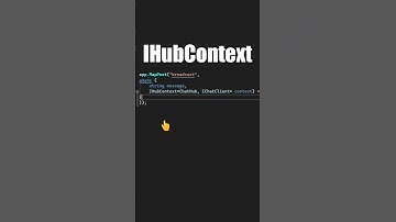 Send Server-Side Messages With SignalR IHubContext #shorts