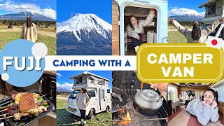 Camping in Japan (Mount Fuji) ⛺️ Renting a Camper-van