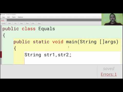 equals() and equalsIgnoreCase() methods