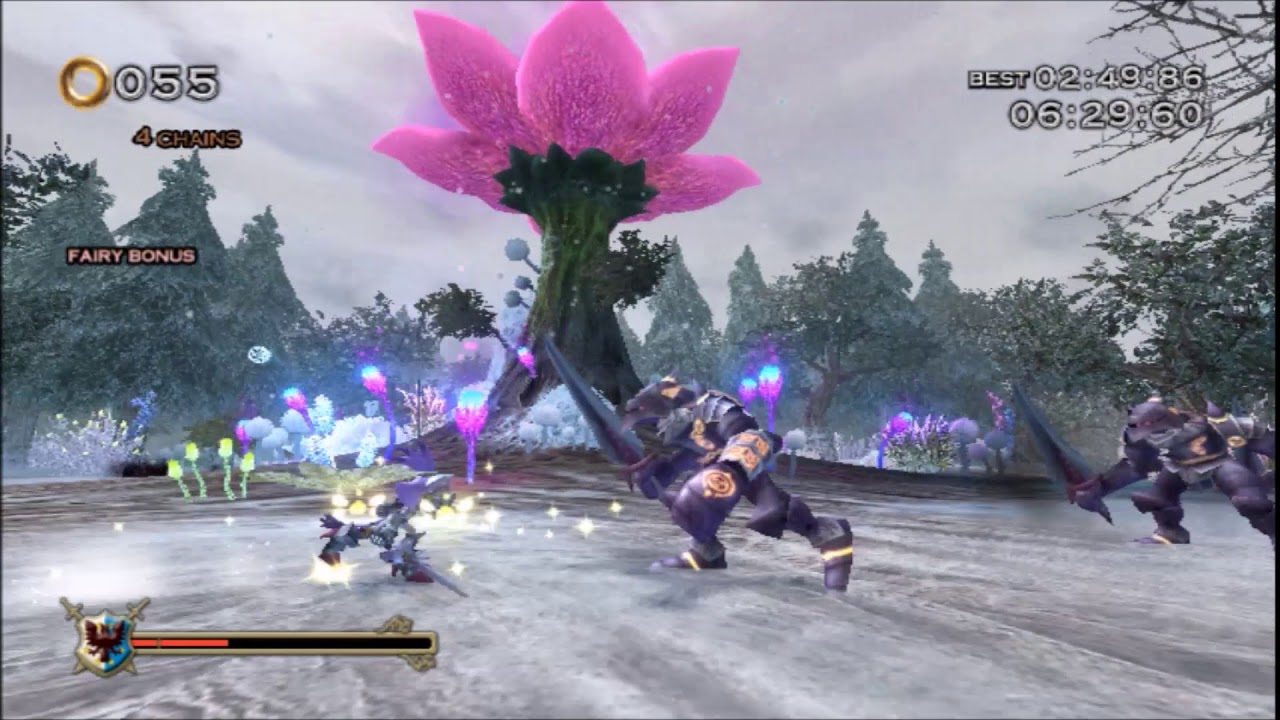 Sonic & The Black Knight Shrouded Forest Speedrun with Percival (Blaze)