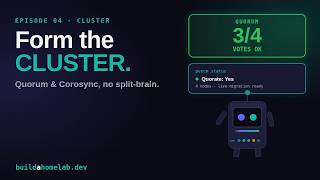 Forming a Proxmox Cluster — Quorum, Corosync & Joining Nodes