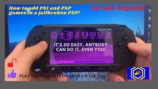 How To Install And Play PS1 And PSP Games On A PSP