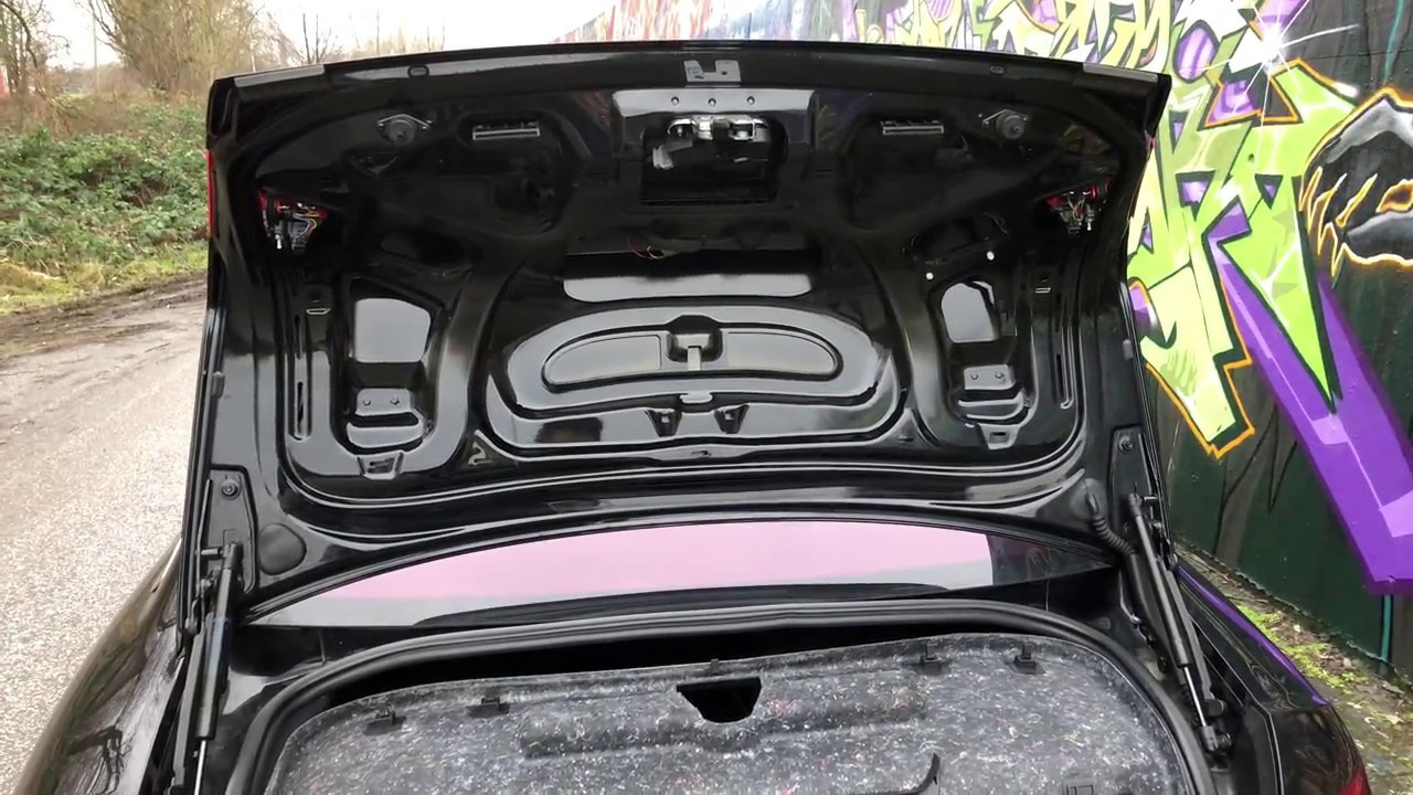 Audi A6 4F Limo Kofferraum Verkleidung Demontage 