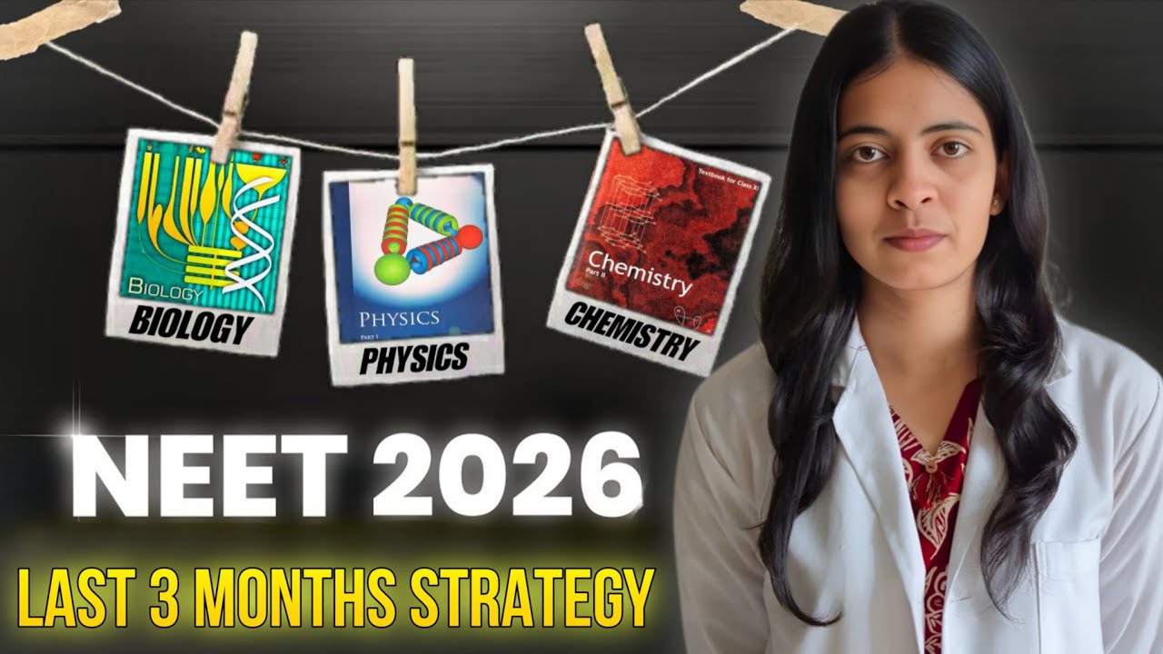 Best Way to CRACK NEET 2026 in Last 3 MONTHS🔥 BEST REVISION PLAN to increase Mock test Score 👍 