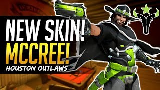 Overwatch New Mccree Skin - Houston Outlaws Owl Team
