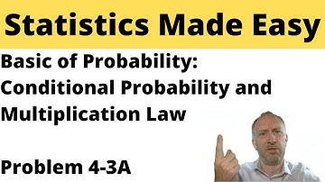 Statistics - Module 4 - Conditional Probability and the Multiplication Law - Problem 4-3Aa
