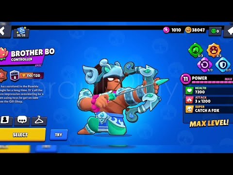 Brother Bo Gameplay | Winning animation | Losing animation |#brawlstars ...