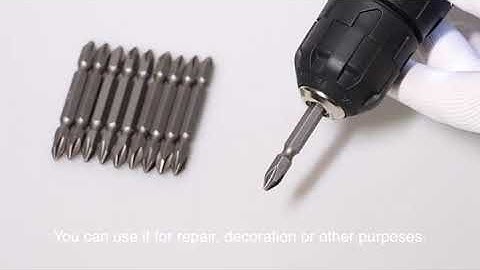Double-end philips screwdriver bit