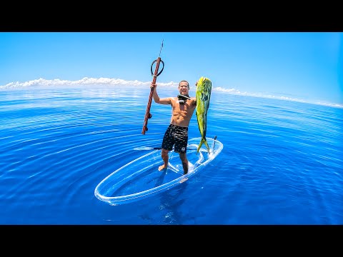 Catch And Cook In A Transparent Kayak