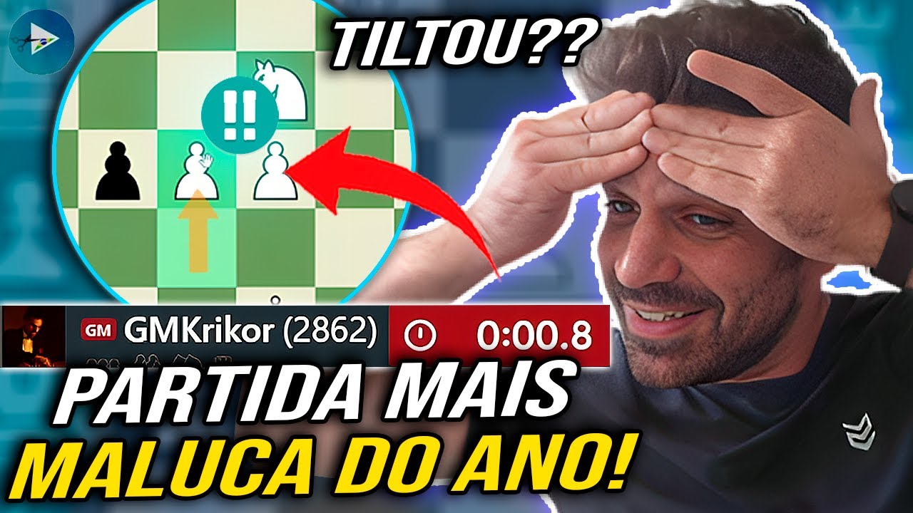 GM Krikor faz VIRADA com DAMA A MENOS e TILTA O MESTRE AO VIVO!! 