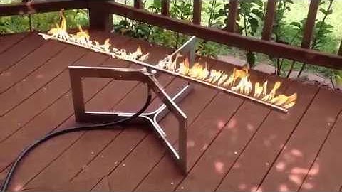 DIY Propane 48" T-Burner Fire Table Kit from EasyFirePits.com ; t48ck